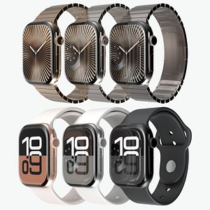 Apple Series Watch 10 Collection 3D model