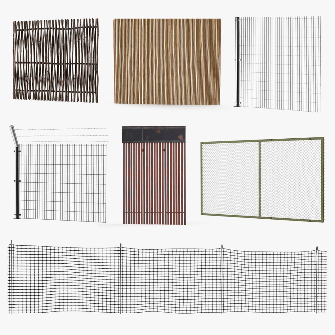 Fences Collection 5 3D model preview