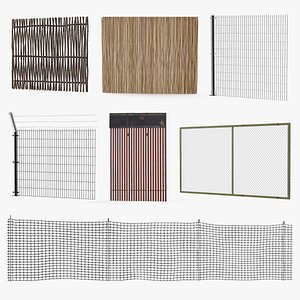 Fences Collection 5 3D model