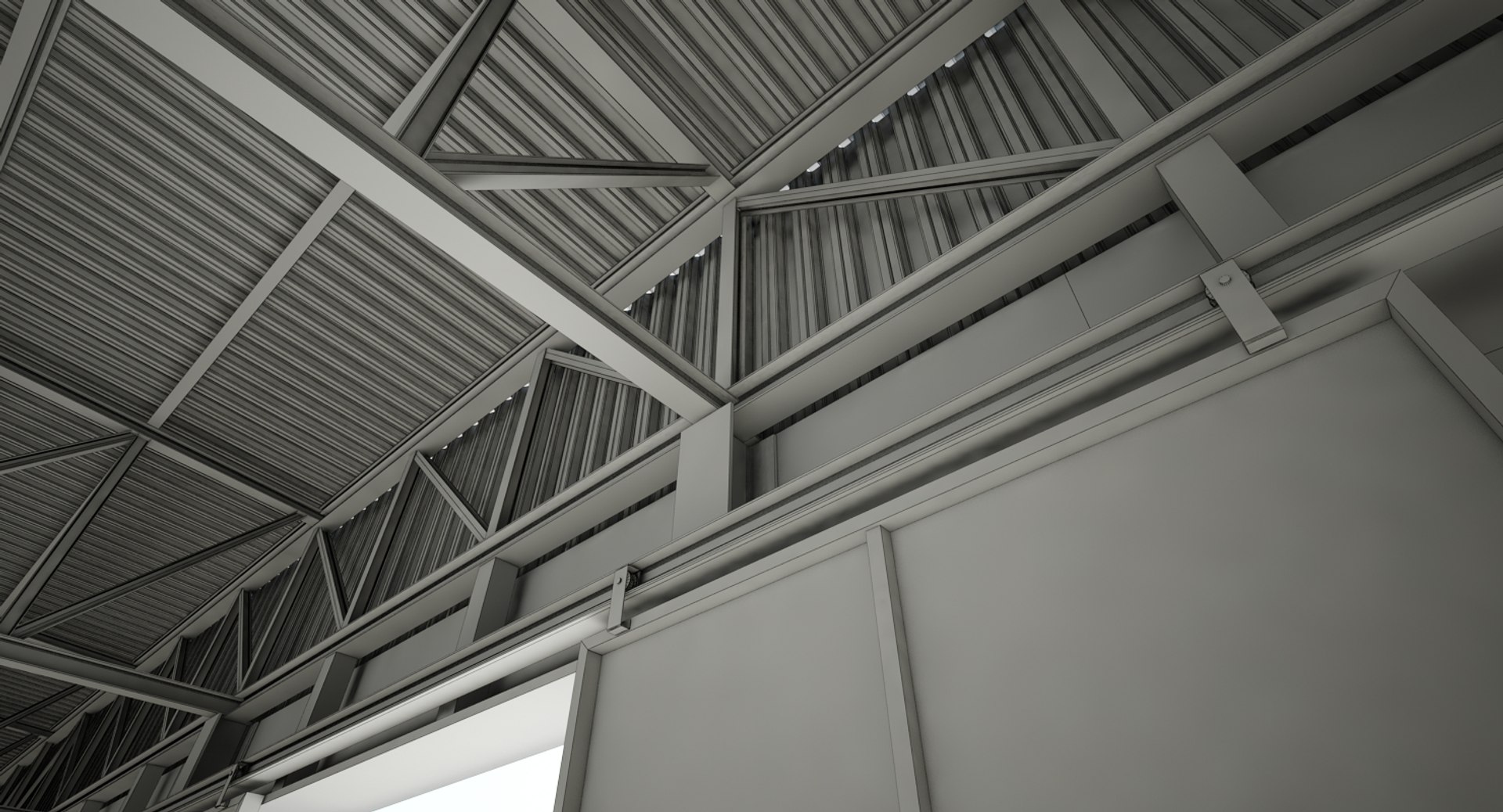 3D Modern Warehouse Factory Hall Interior - TurboSquid 1268795