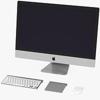 27 inch iMac with Mouse Keyboard and Trackpad