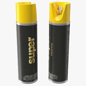 Aerosol Yellow Traffic Striping Paint