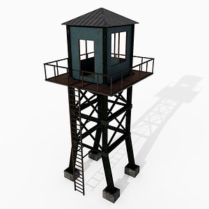 guard tower 3D model
