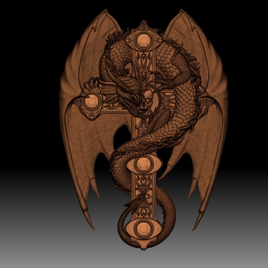 Dragon on the cross bas-relief for CNC router or printer 3D https://p.turbosquid.com/ts-thumb/aH/lqtb94/Da/wireframe1/jpg/1681945595/1920x1080/fit_q87/6e93c45fe6602573859f1b62ede626a2546e0462/wireframe1.jpg