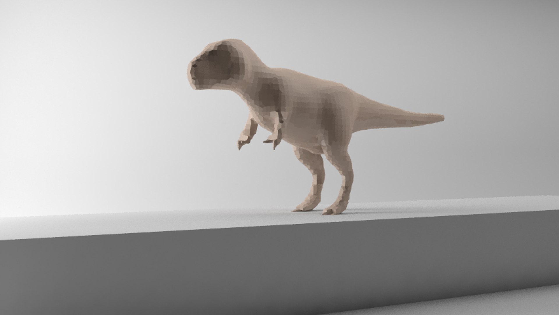 3d dinosaur rigged model