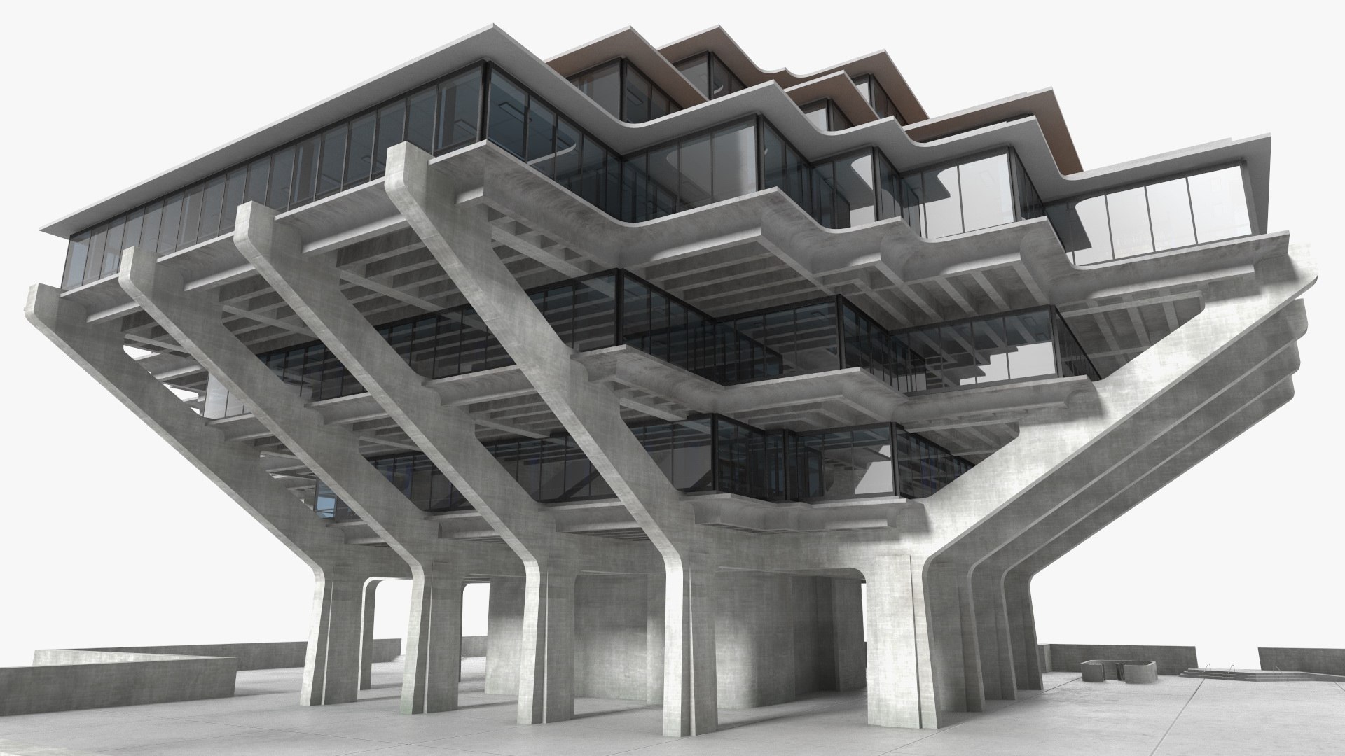 Geisel Library 3D - TurboSquid 1848571