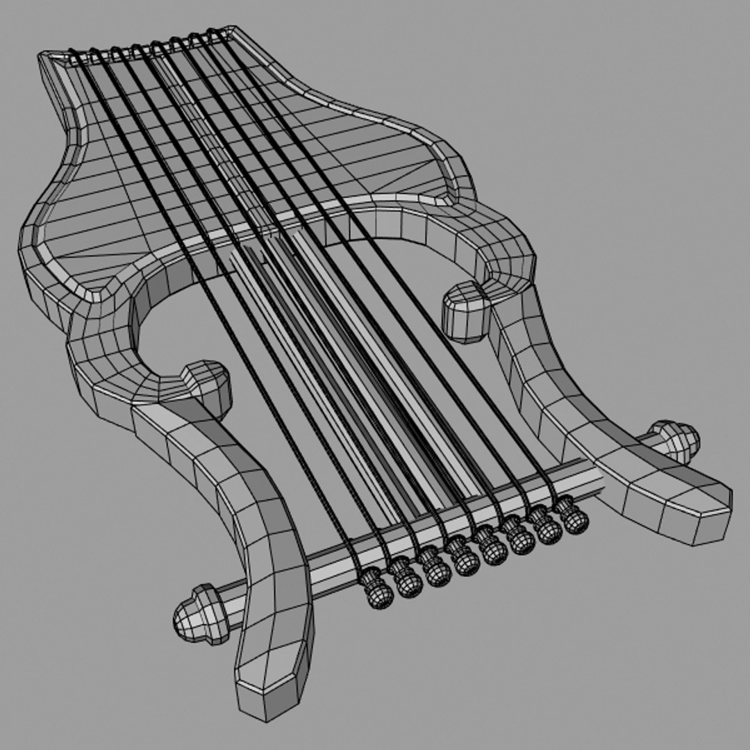 3d Model Harp