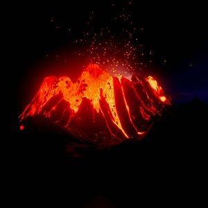 3D Volcano