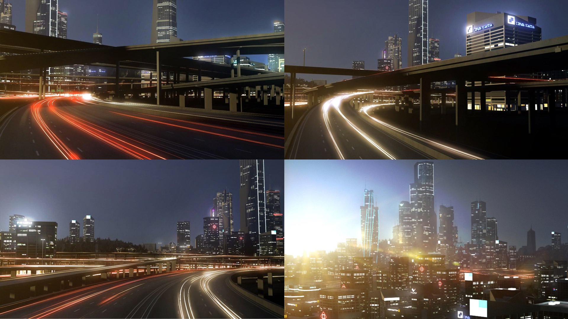 3D Freeway City Collection Model - TurboSquid 1916458