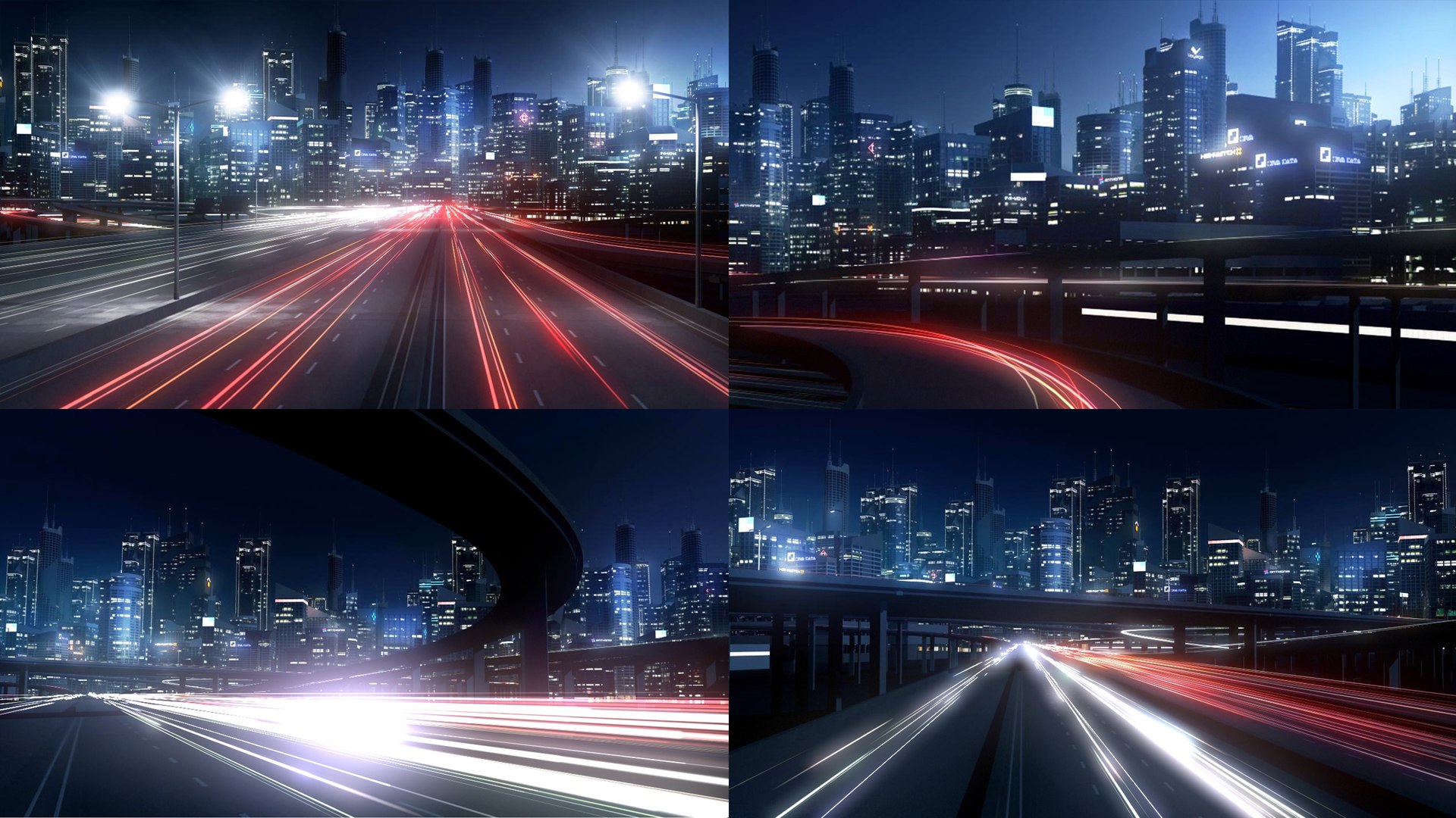 3D Freeway City Collection Model - TurboSquid 1916458