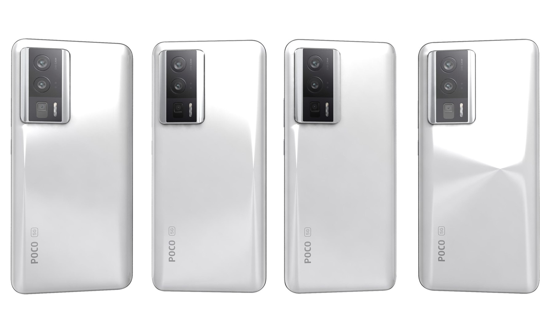 Xiaomi Poco F5 Pro Black And White model - TurboSquid 2074516