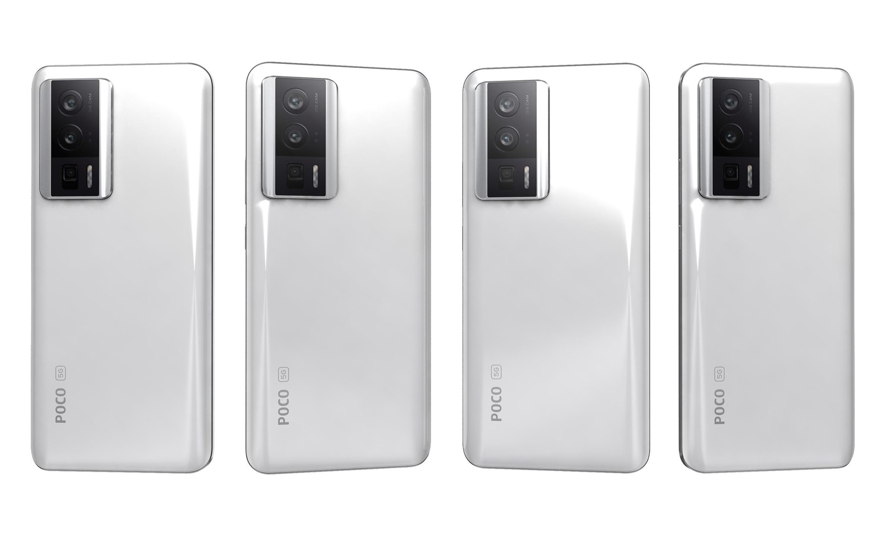 Xiaomi Poco F5 Pro Black And White model - TurboSquid 2074516