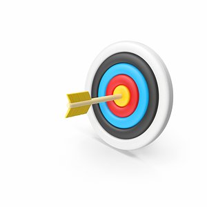 Arrow Target Yellow
