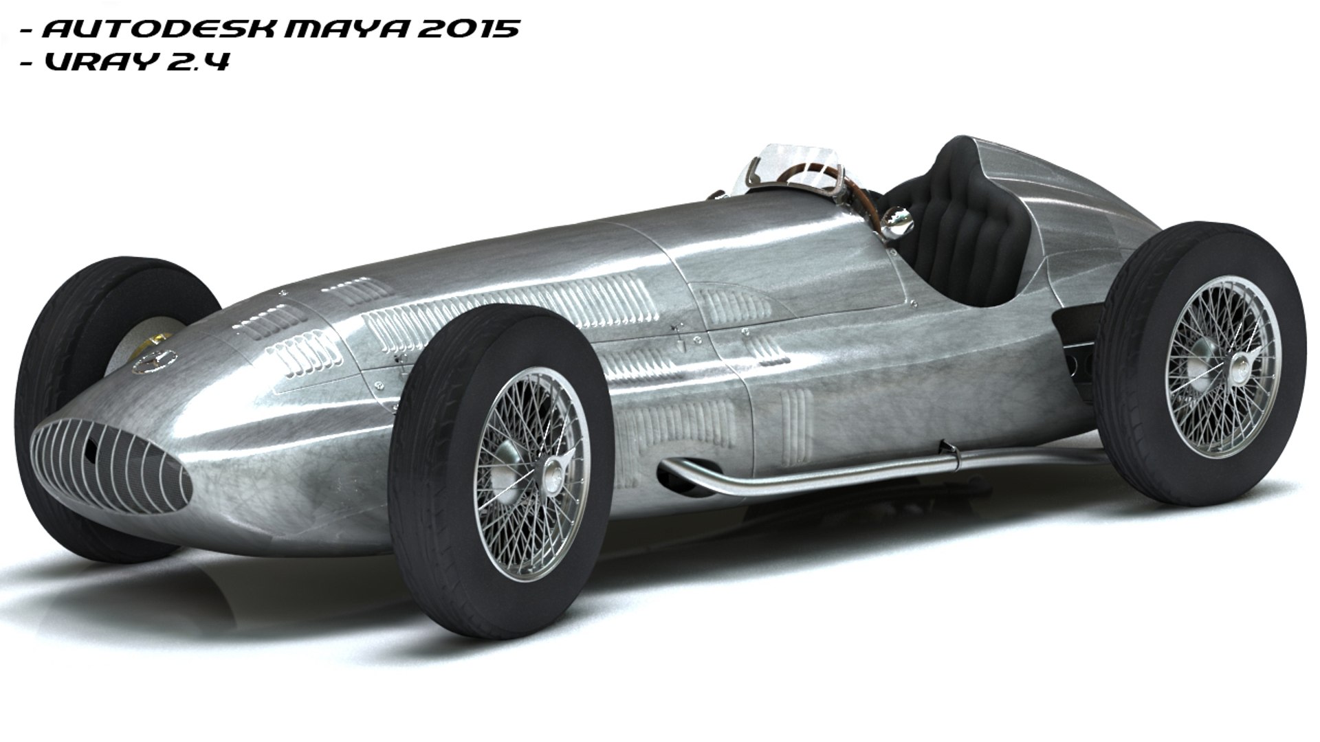 3D Model Battered Mercedes-benz W154 1938 - TurboSquid 1271955