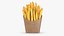 Hamburger French Fries and Ice Cream