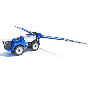Self Propelled Farm Sprayer 3D model