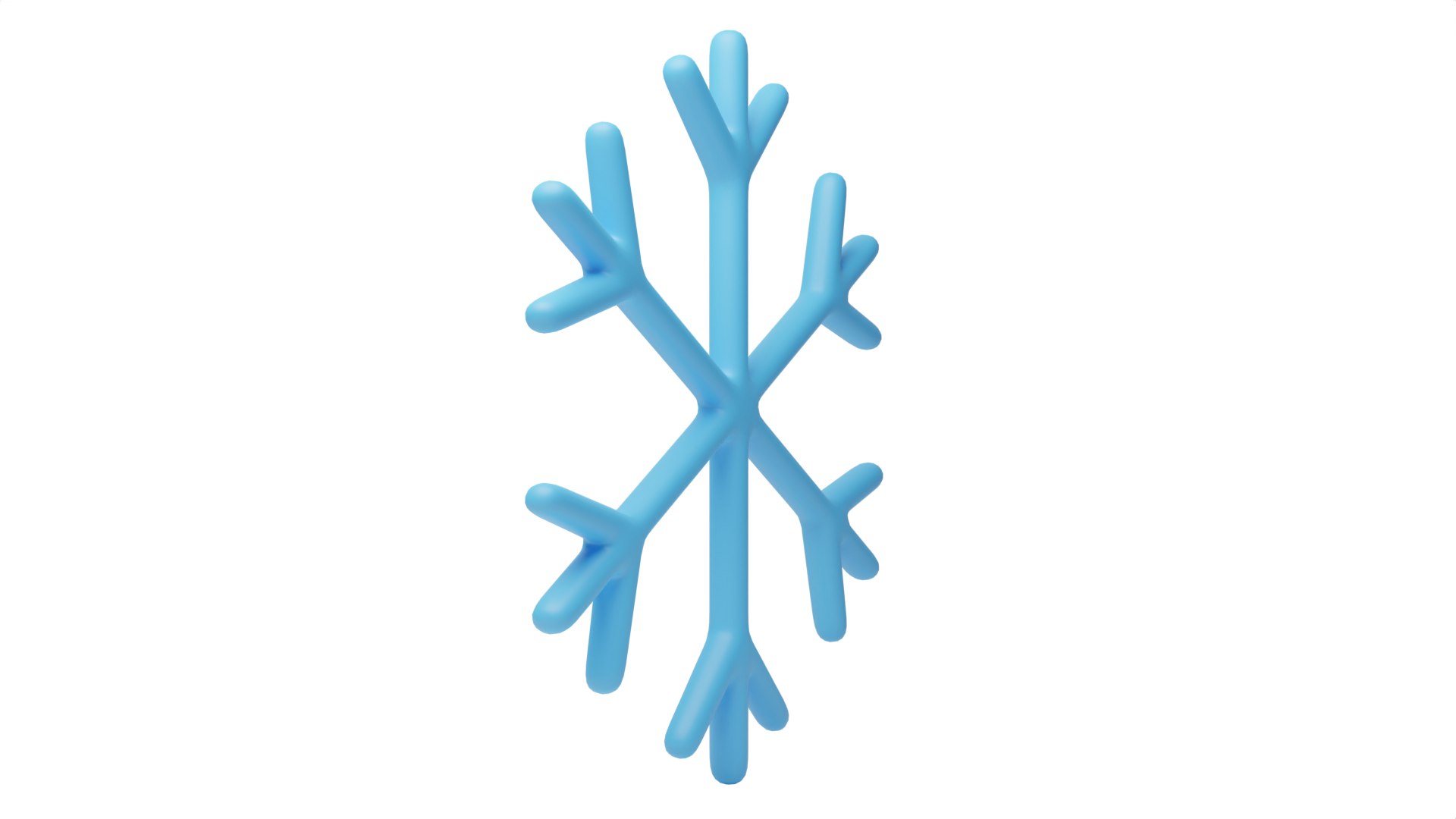Snowflake Emoji 3D Model 3D Model - TurboSquid 2173191