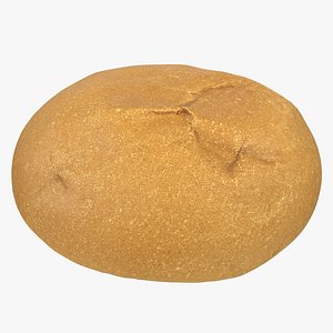 Round Bun 3D model