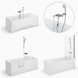 set baths cersanit 24 3D