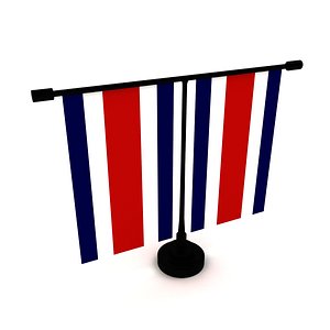 Flag of Costa Rica model