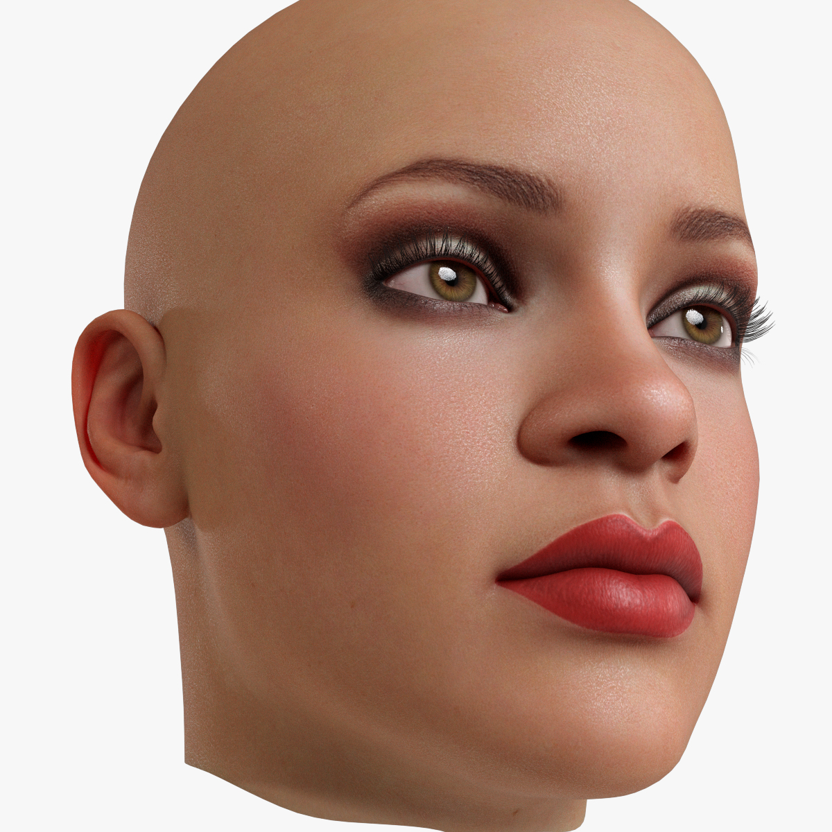 Rihanna Head V2 3D model TurboSquid 1862840