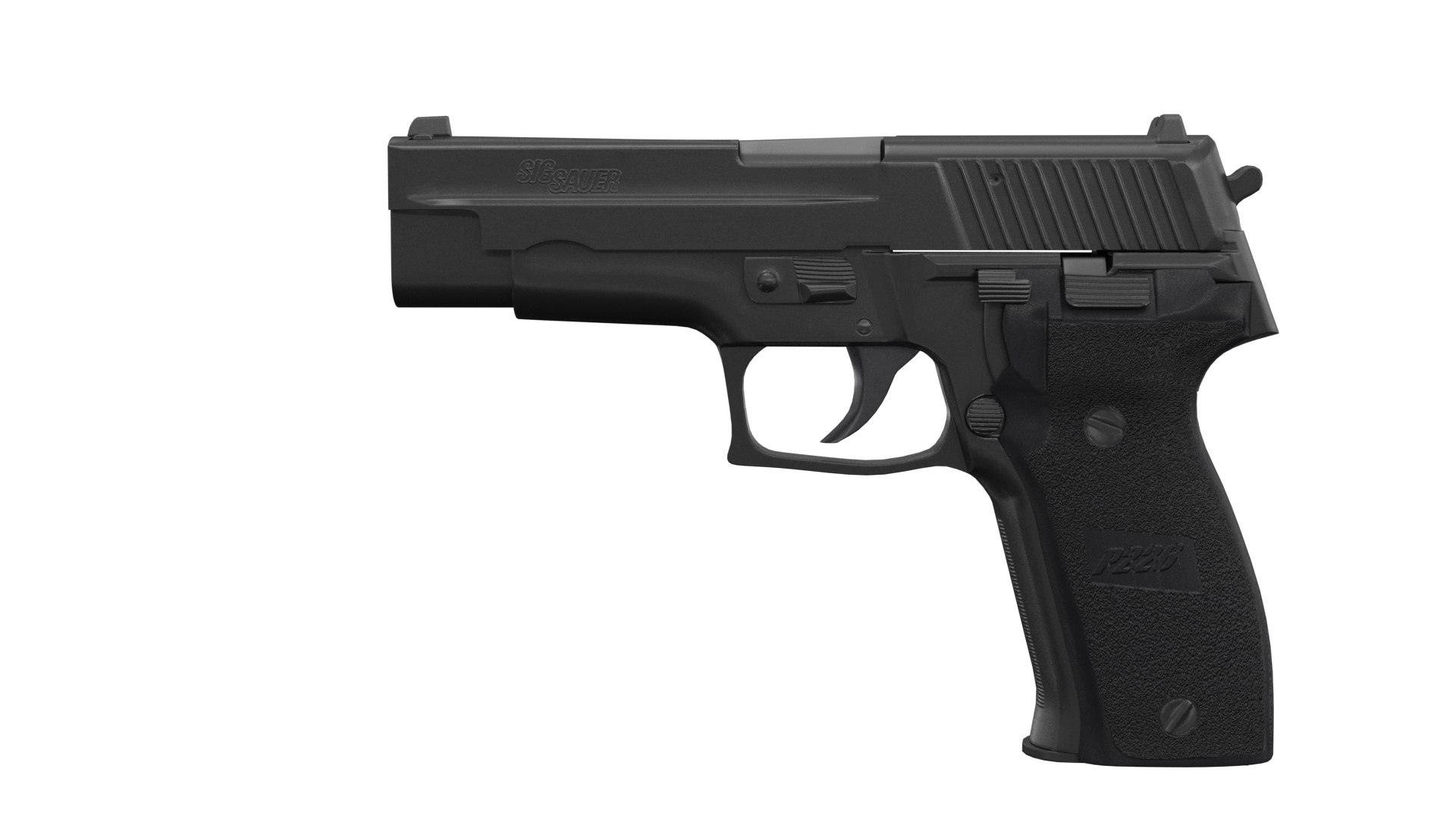 3D Sig Sauer P226 https://p.turbosquid.com/ts-thumb/aI/Seg08Q/Xd/r_side/jpg/1766040321/1920x1080/fit_q87/49a7223e5187a32561dba5a918b1b4c113c472b4/r_side.jpg