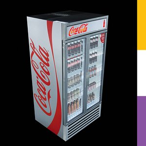 modèle 3D de Mini-frigo Coca-Cola - TurboSquid 1644541