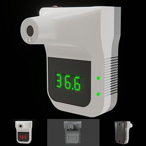 3D model infrared thermometer