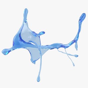 Abstract Liquid Splash 7 01 model