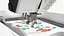 Embroidery Machine Bernette b70 Deco Screen On Rigged