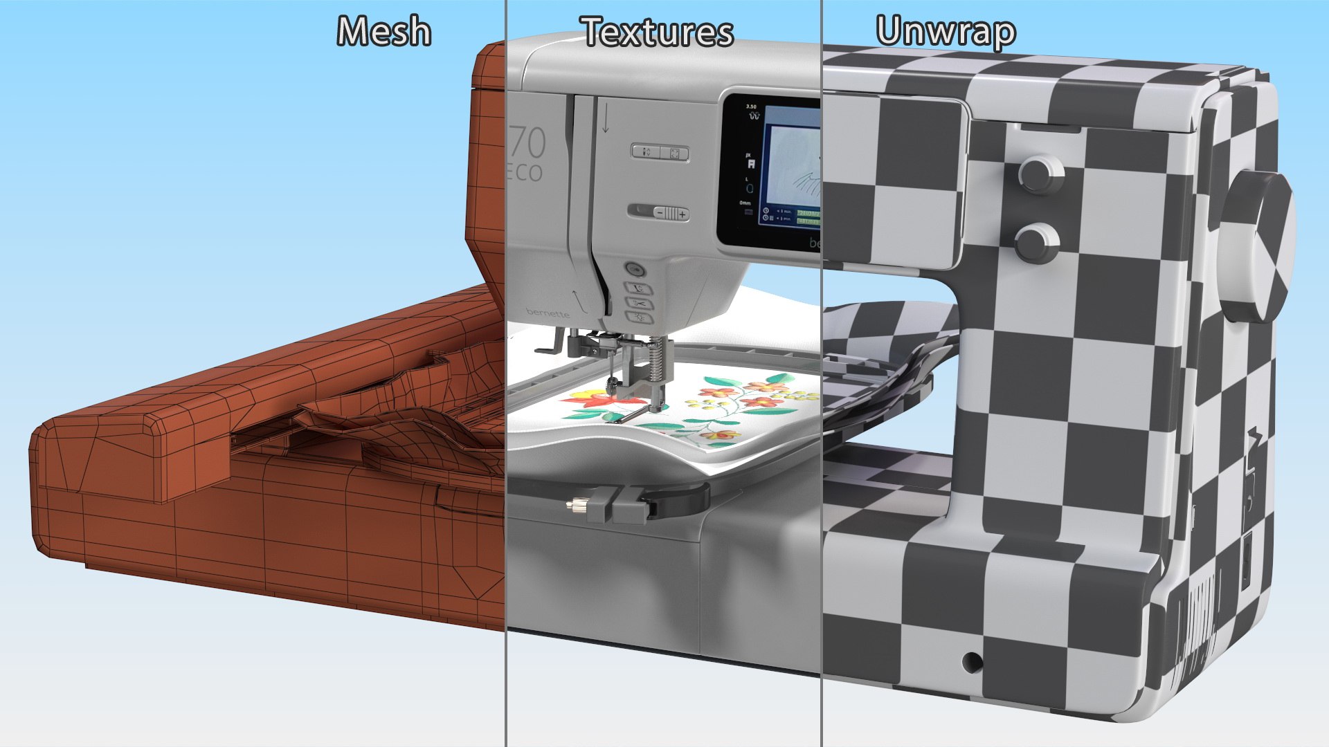 3D Embroidery Machine Bernette b70 Deco Screen On Rigged https://p.turbosquid.com/ts-thumb/aI/e9BrKi/ue/embroiderymachinebernetteb70decoscreenonrigged3dmodel024/jpg/1707420654/1920x1080/fit_q87/3c422c294200258b4ff30477c69fce50ea05607f/embroiderymachinebernetteb70decoscreenonrigged3dmodel024.jpg
