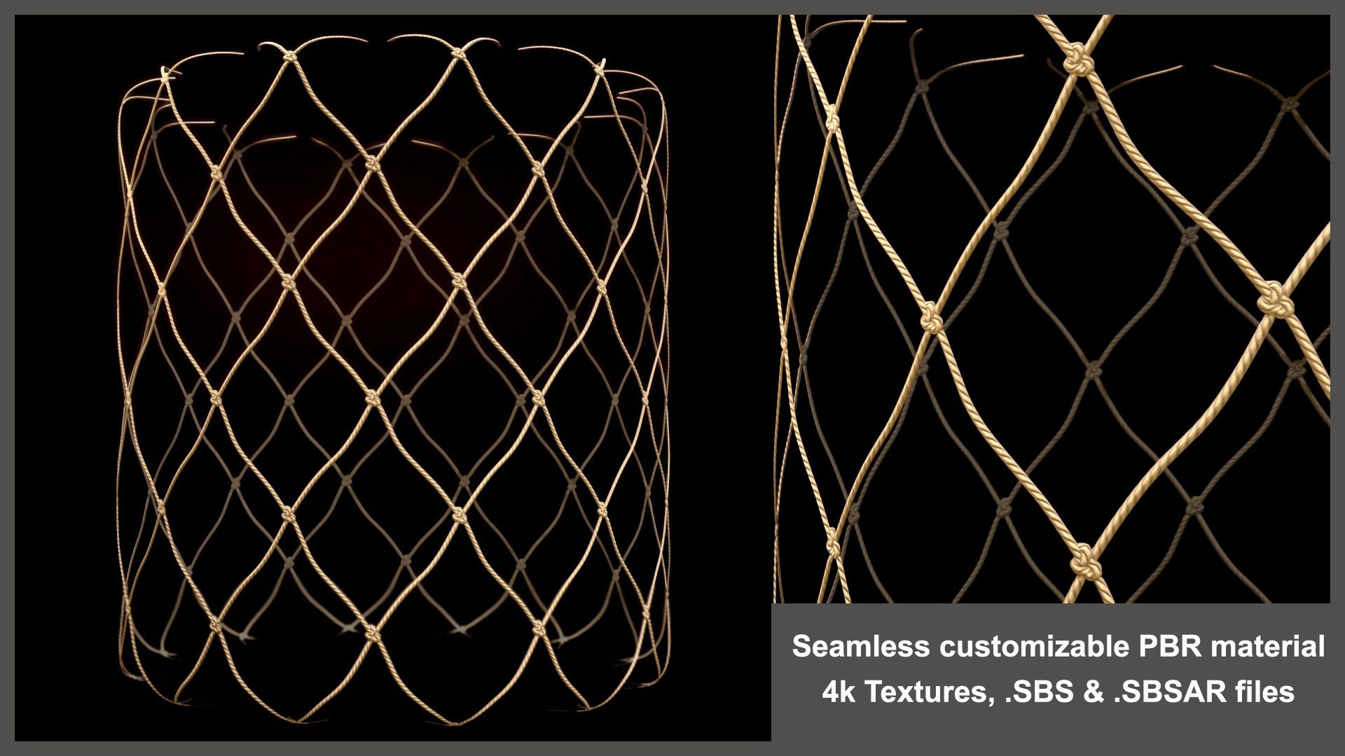 3D Braided Net Substance Material And Textures - TurboSquid 2373085