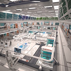 Sci Fi Laboratory Model