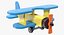 Wooden Aircraft Toy 3D Model