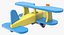 Wooden Aircraft Toy 3D Model