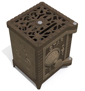 Vintage 'Star' brand cast iron moneybox