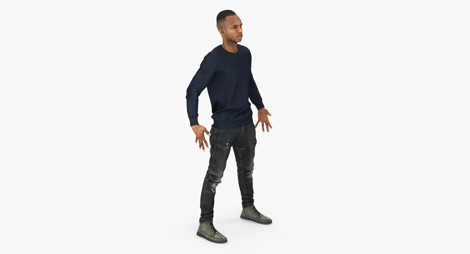 Arthur Casual Autumn A Pose 3D Model - TurboSquid 2018251