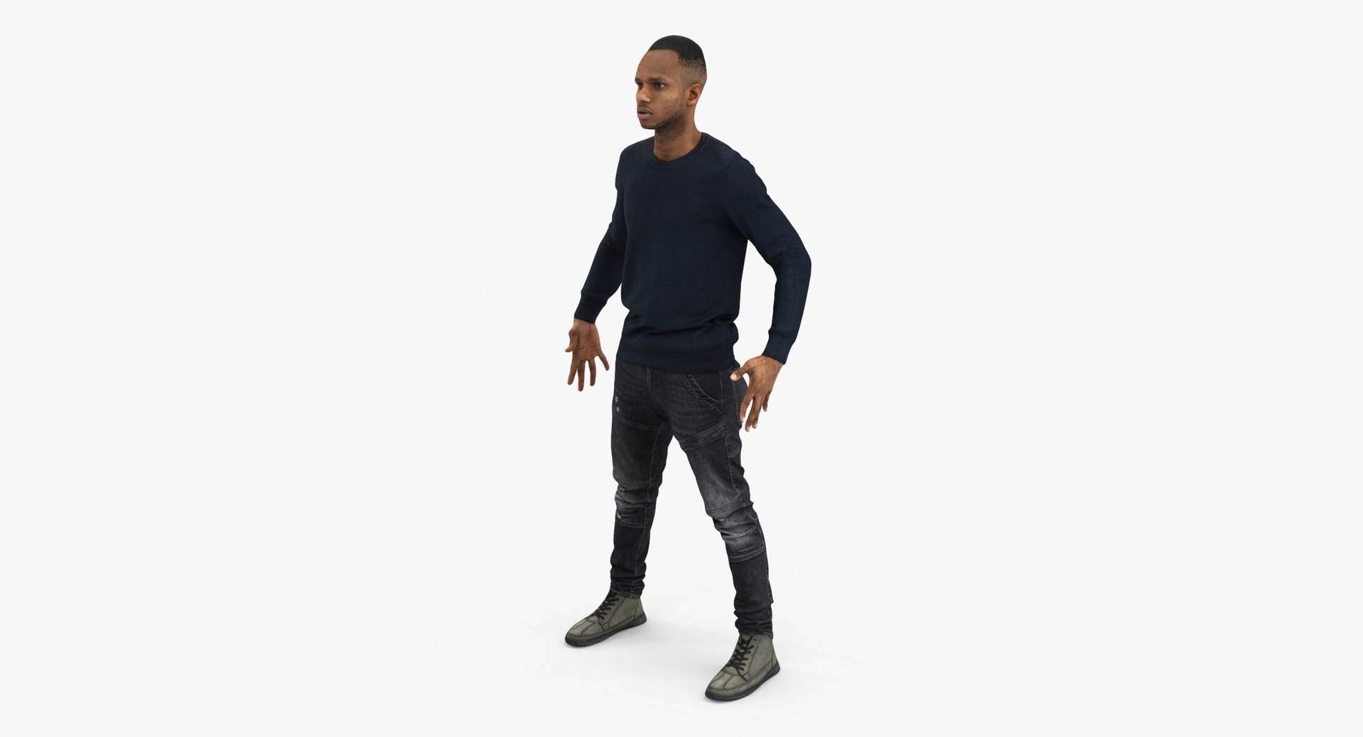 Arthur Casual Autumn A Pose 3D Model - TurboSquid 2018251