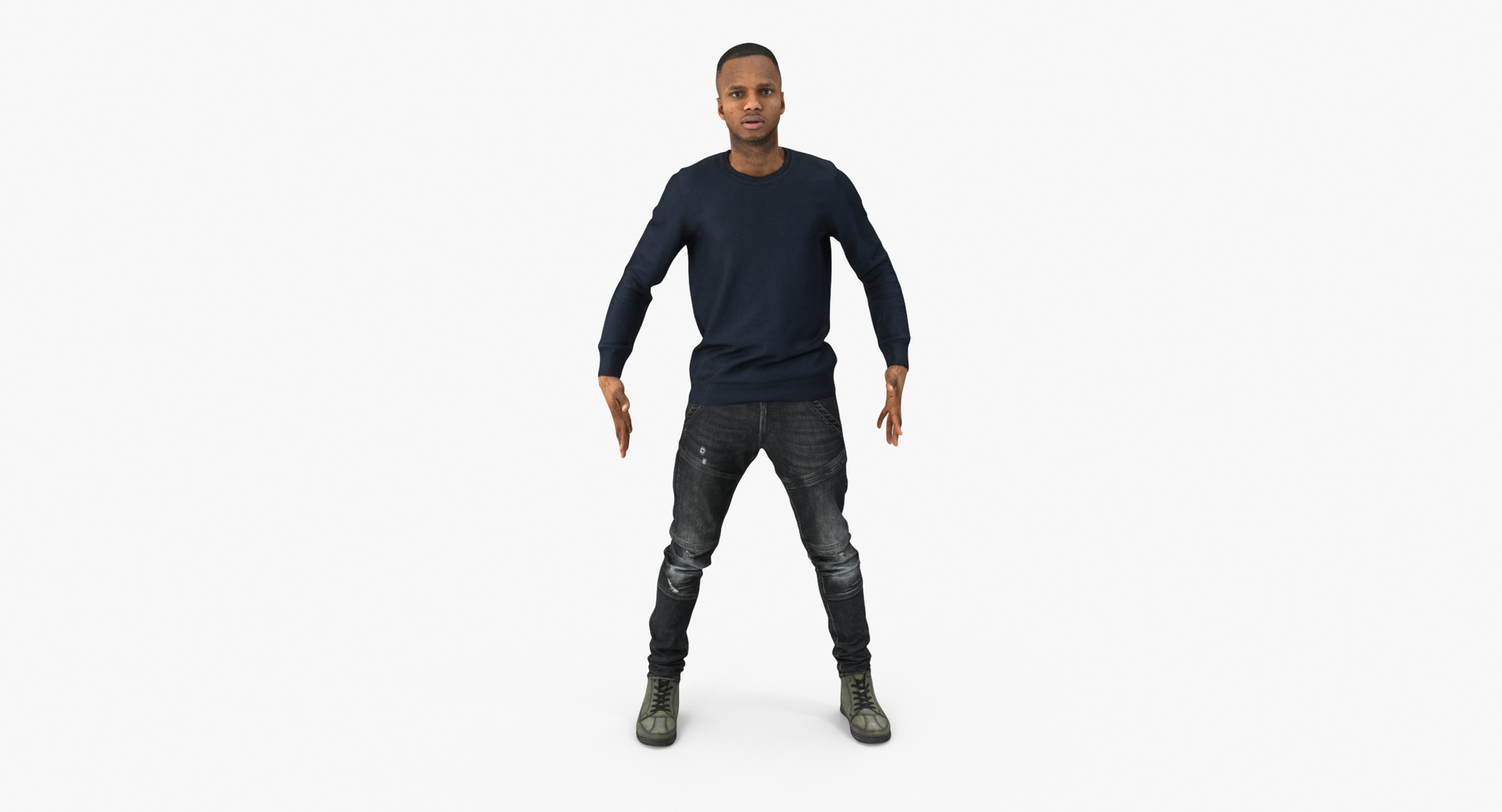 Arthur Casual Autumn A Pose 3D Model - TurboSquid 2018251