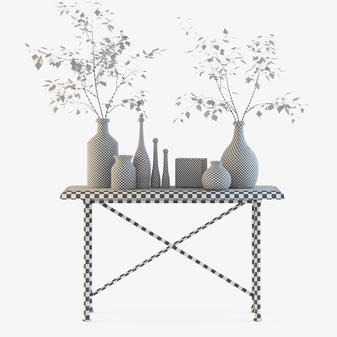 Pottery Barn Austin Desk 3d Max