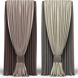 curtains 3d model