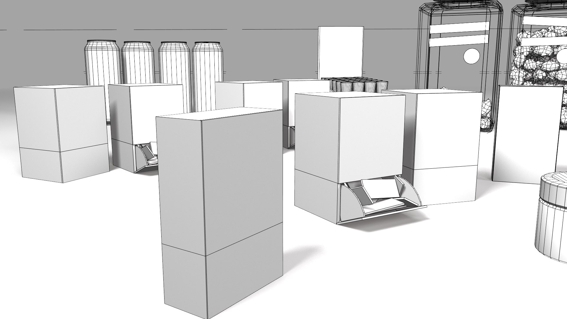 Marijuana Dispensary Products 3D Model TurboSquid 2149682