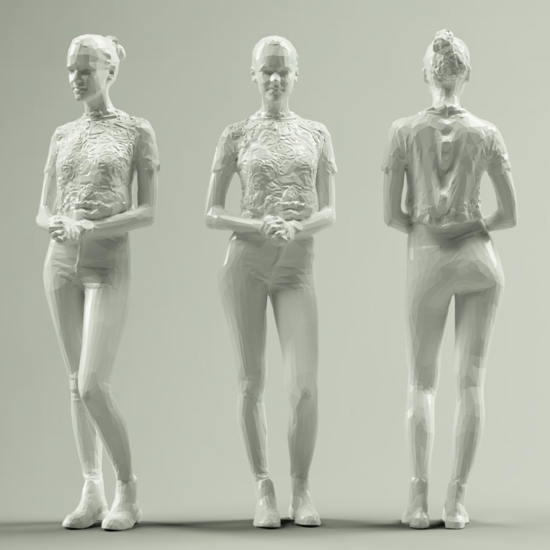 3D Girl Rendered Human - TurboSquid 1245939