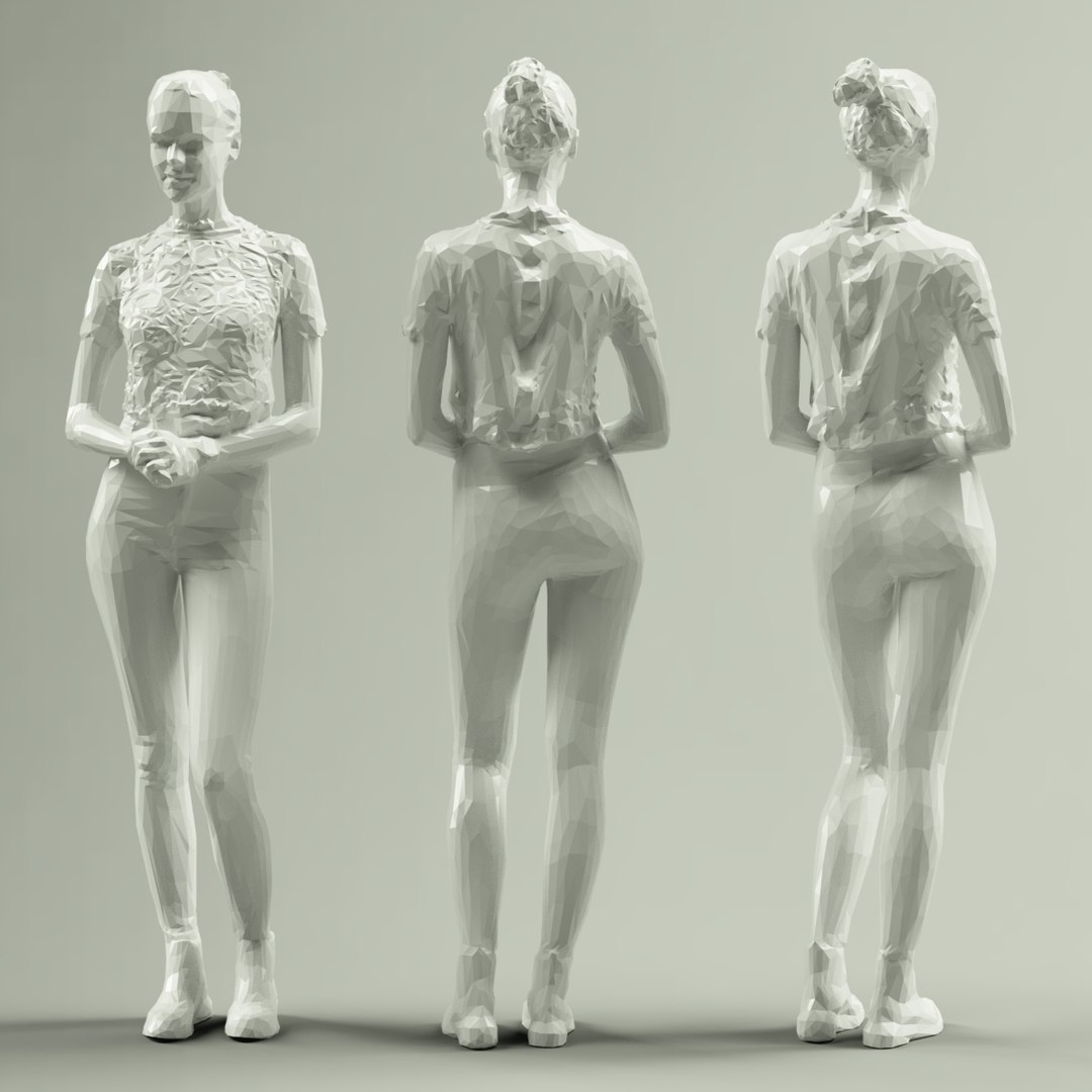 3D Girl Rendered Human - TurboSquid 1245939