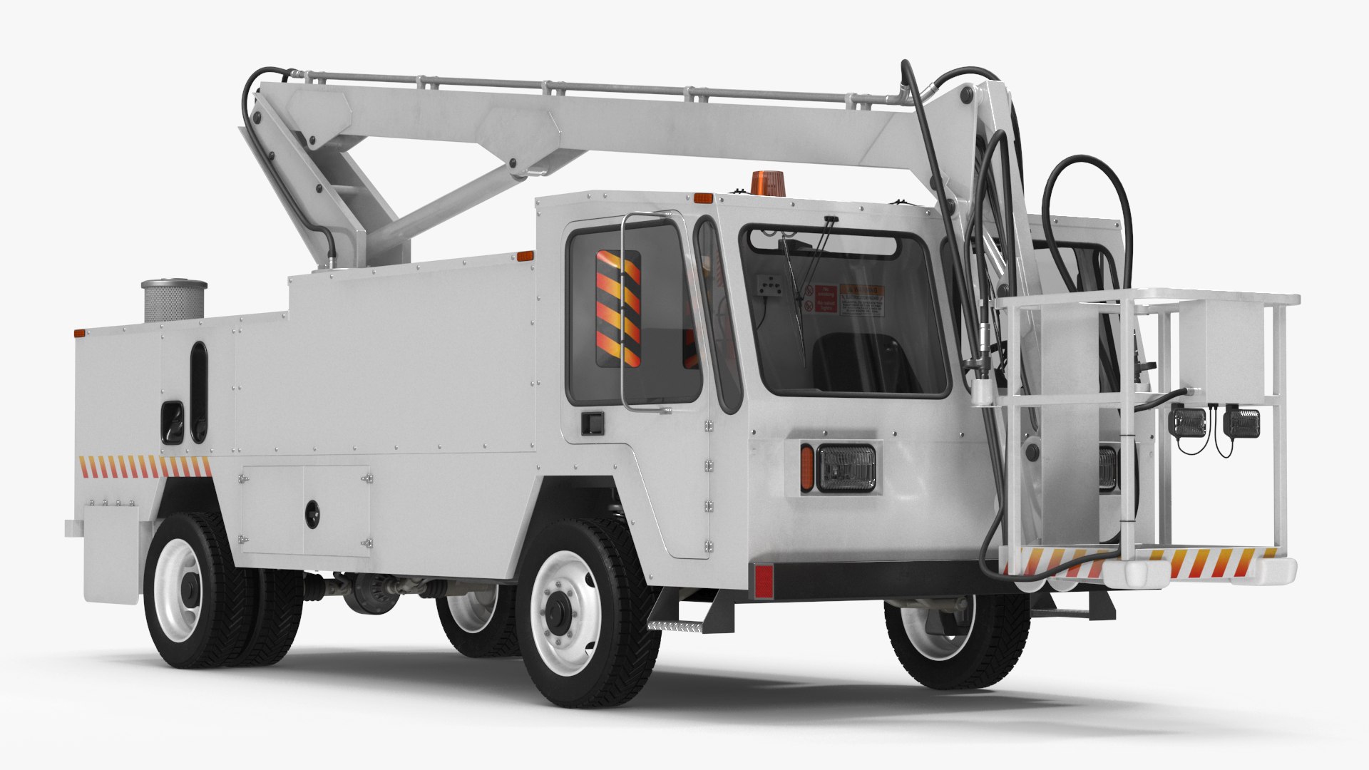 Aircraft Deicing Vehicle 3D model preview