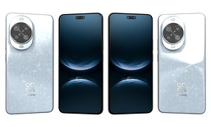3D Huawei nova 14 Pro Ice Crystal Blue model