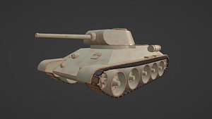 Tank T-34 model