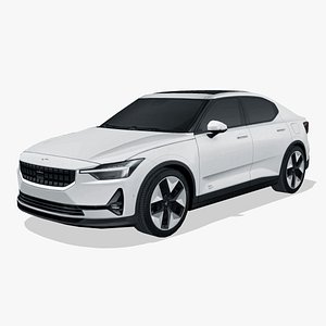 3D model Polestar 2 2023