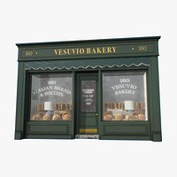 Realistic Storefront Facade 007