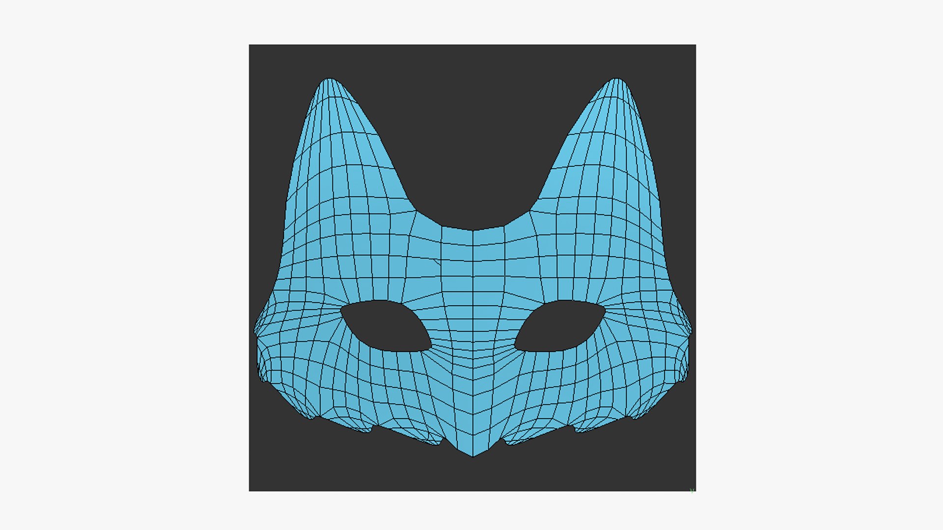 3D Fox Mask Paper 04 - Character Design Fashion Model - TurboSquid 2386334
